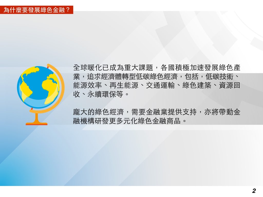 為什麼要發展綠色金融(1)